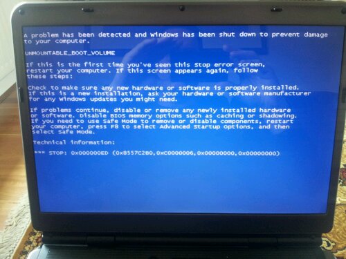Windows Blue Screen of Death